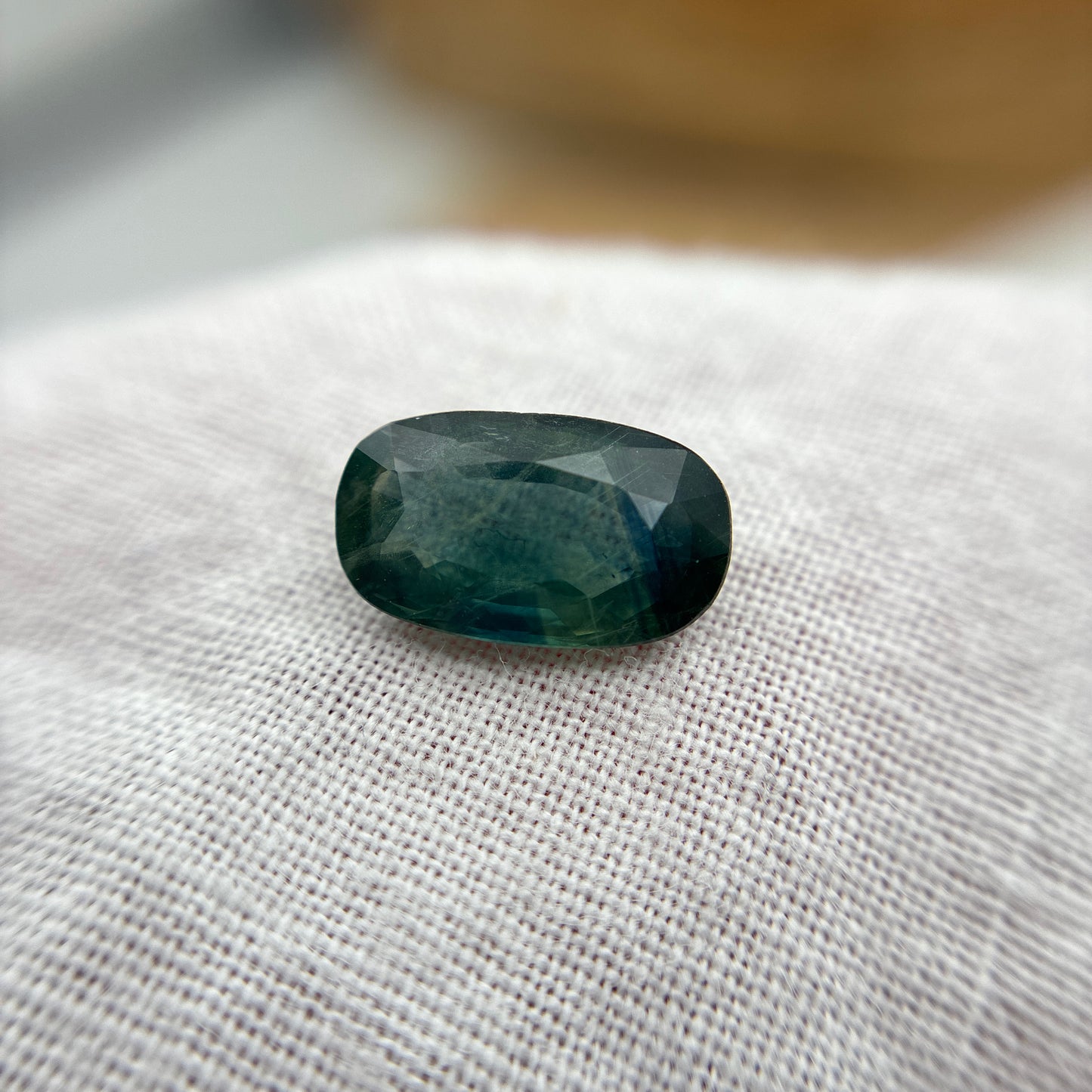 2.25 carat Teal Sapphire 10.2x6.1mm Oval Cut