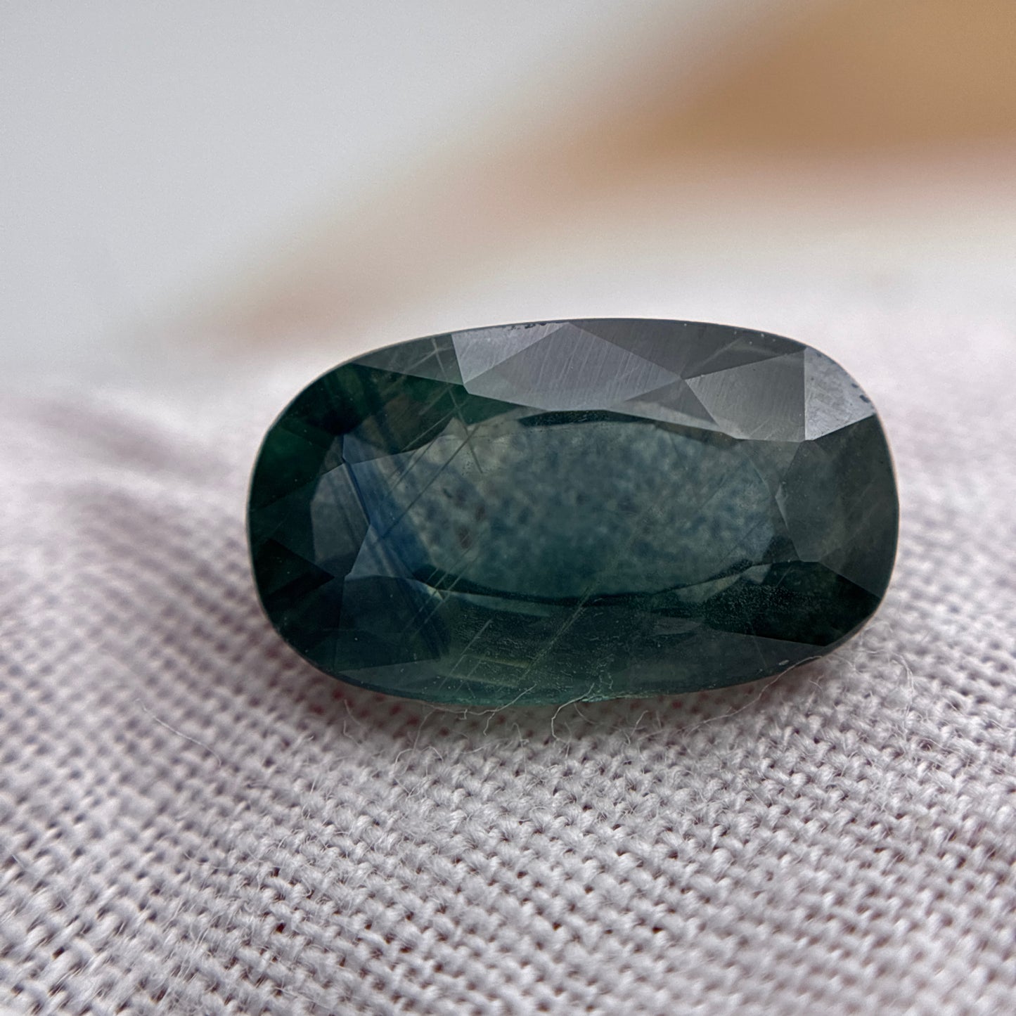 2.25 carat Teal Sapphire 10.2x6.1mm Oval Cut