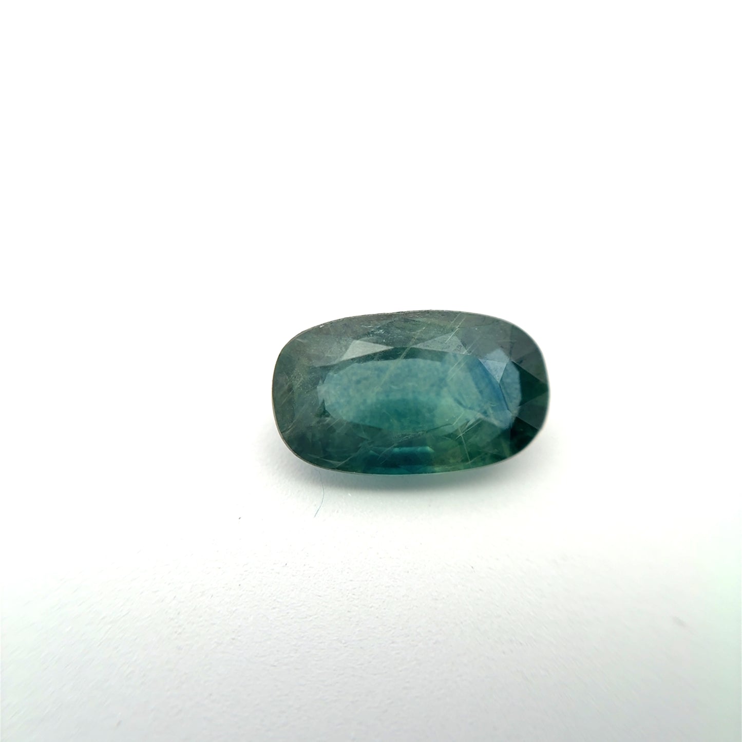2.25 carat Teal Sapphire 10.2x6.1mm Oval Cut
