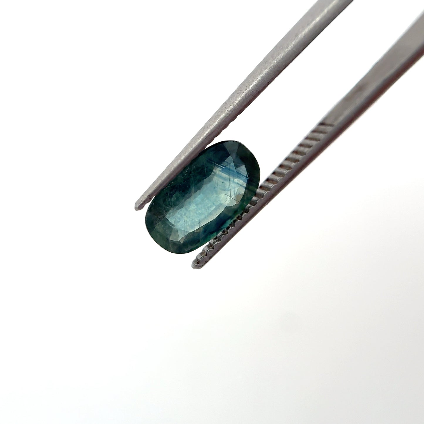 2.25 carat Teal Sapphire 10.2x6.1mm Oval Cut
