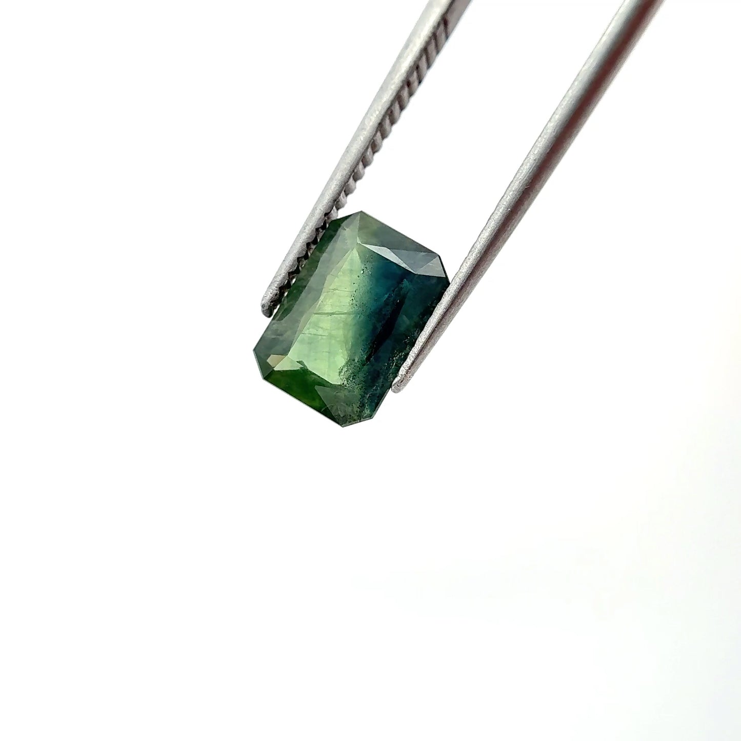 2 carat Sapphire 9.1x6.5mm Emerald Cut, BE Treated