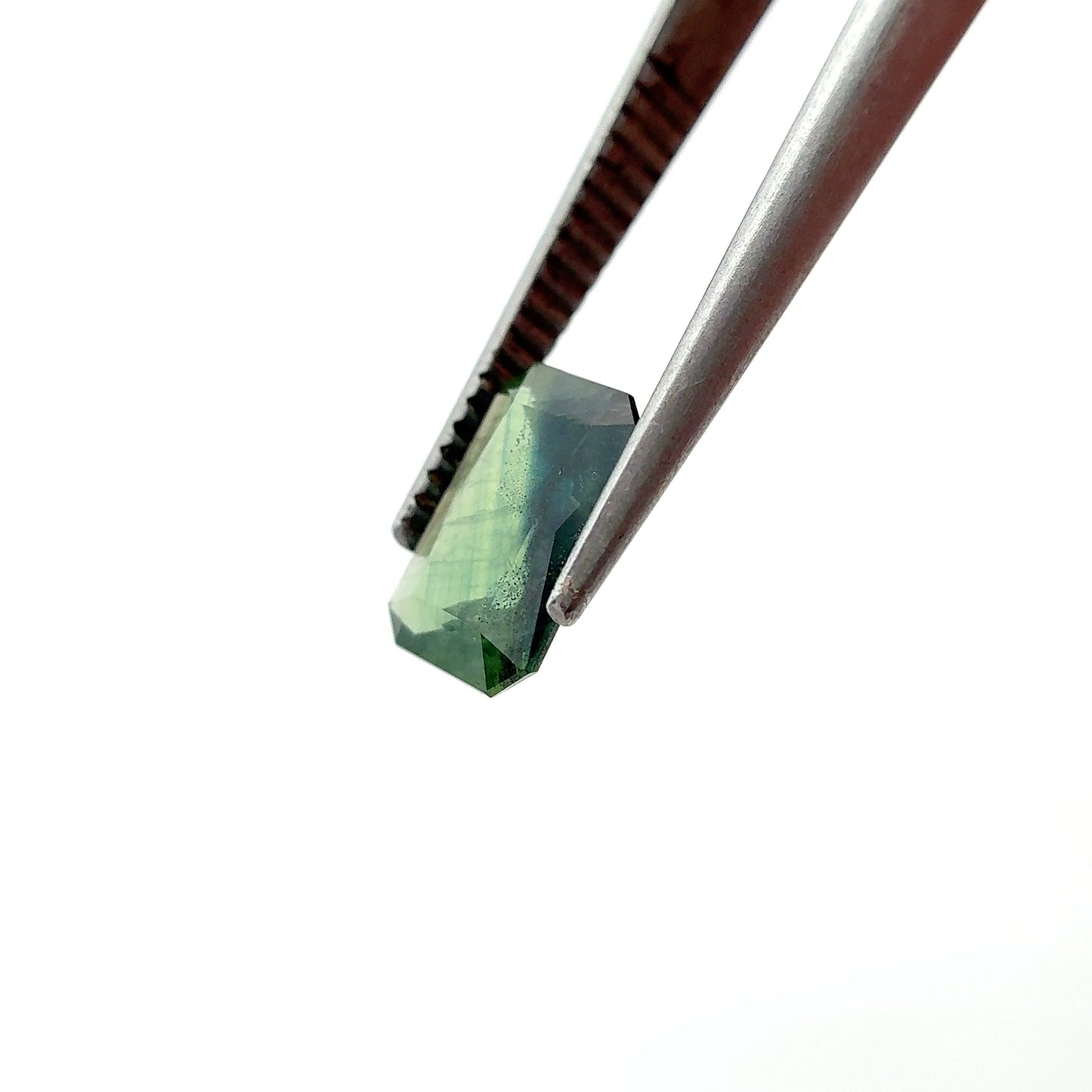 2 carat Sapphire 9.1x6.5mm Emerald Cut, BE Treated