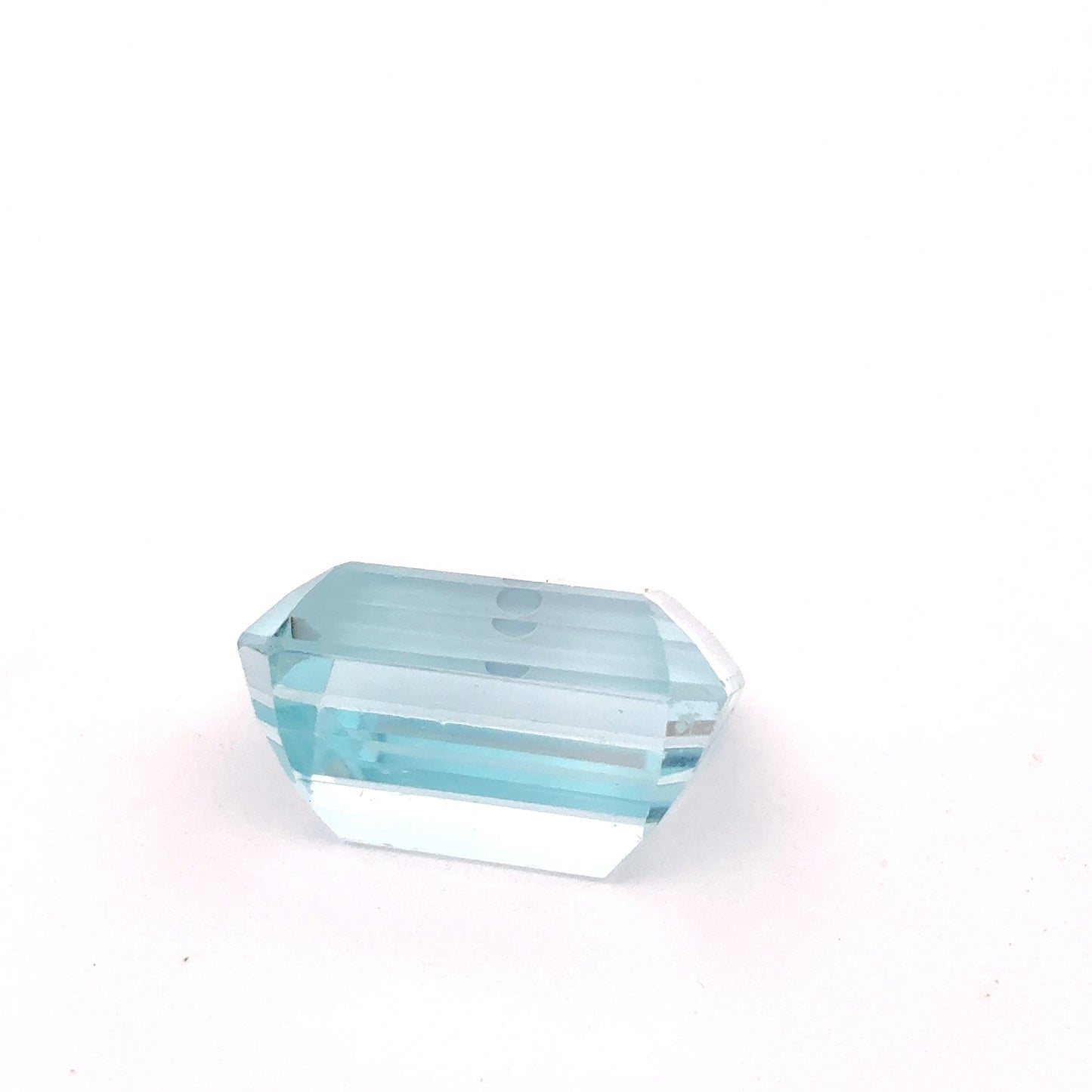 13 carat Light Blue Aquamarine 15.7x11.65mm Emerald Cut