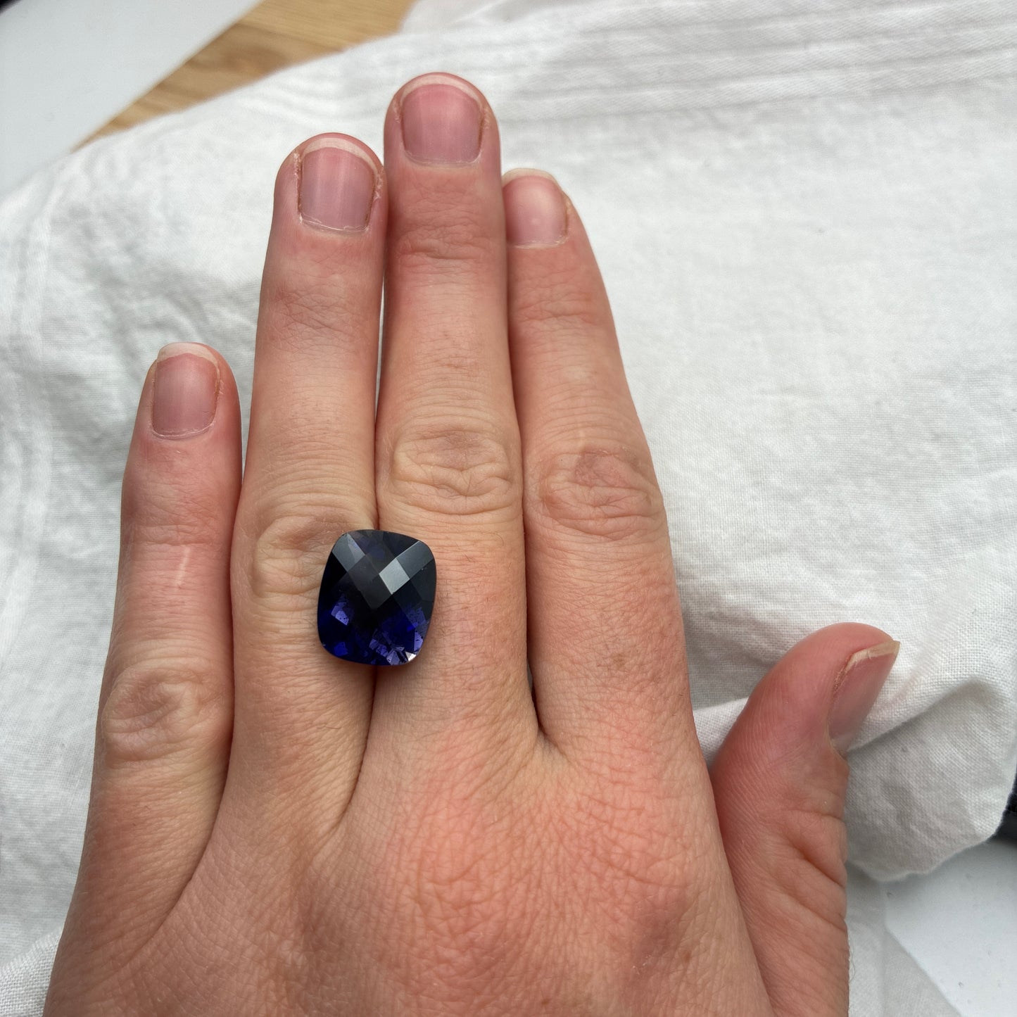 7 Carat Iolite 14x12mm Oval Cut