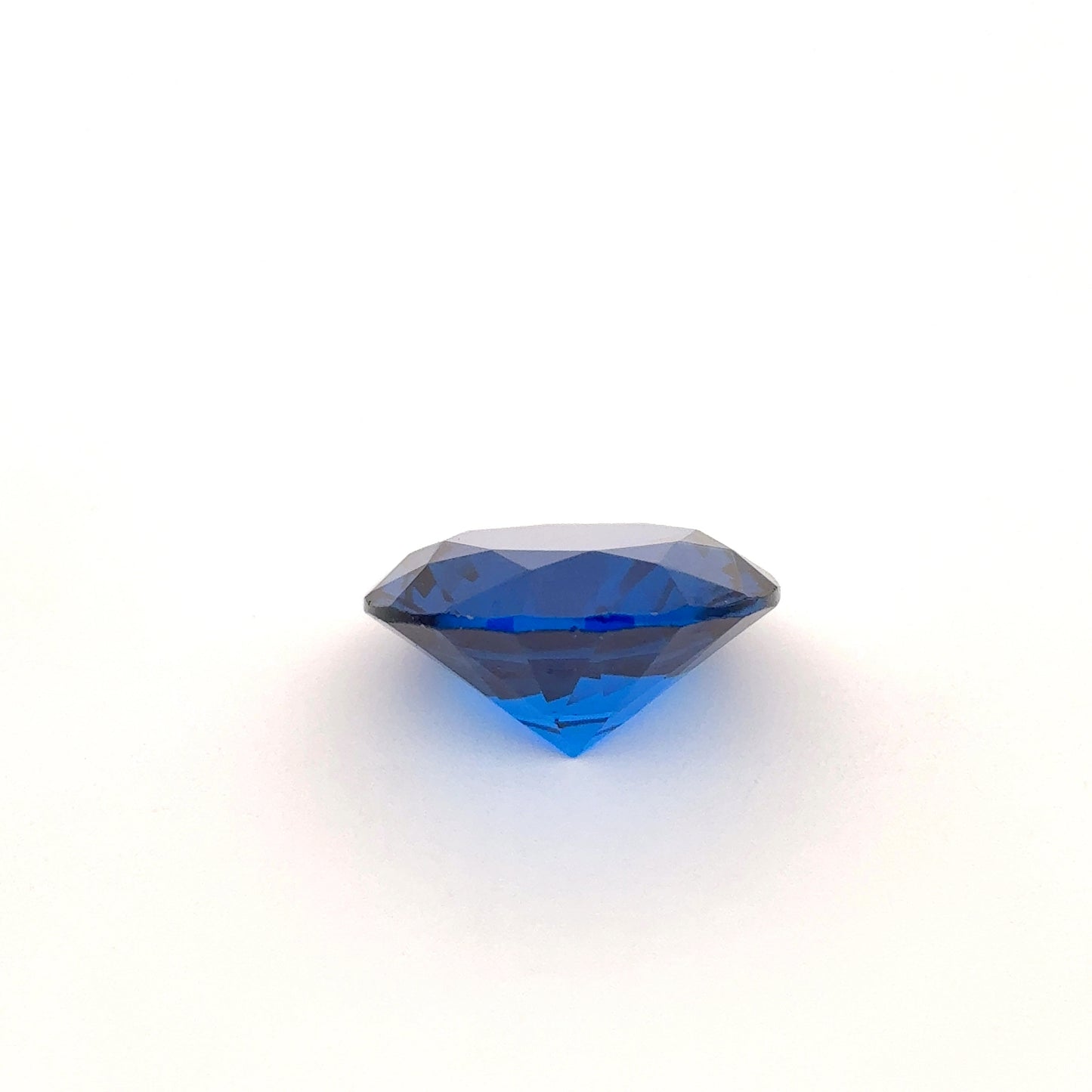 14mm Dark Blue Lab Spinel 10 carat Round Cut