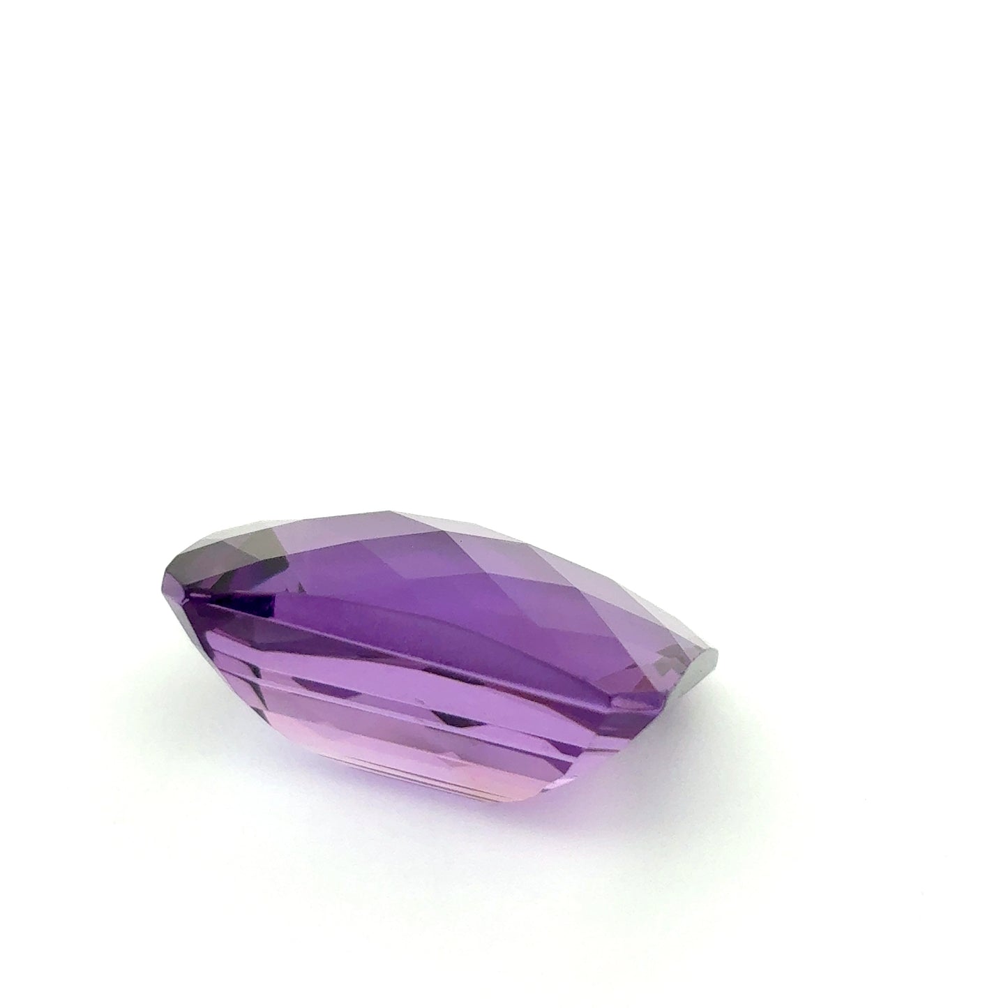 18x13mm Amethyst 15.58 carat Checkerboard Emerald Cut