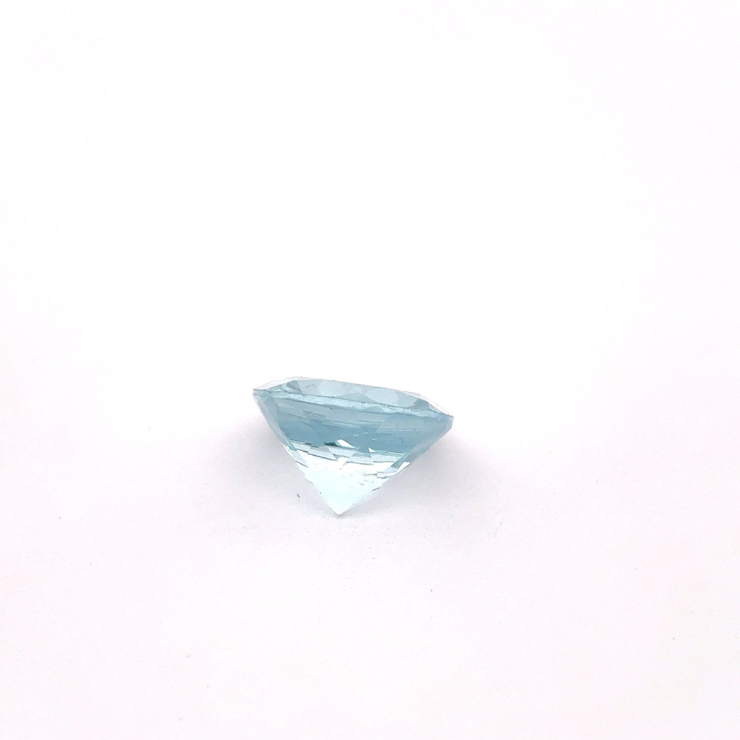10mm Aquamarine 3.6 carat Square Cushion Cut