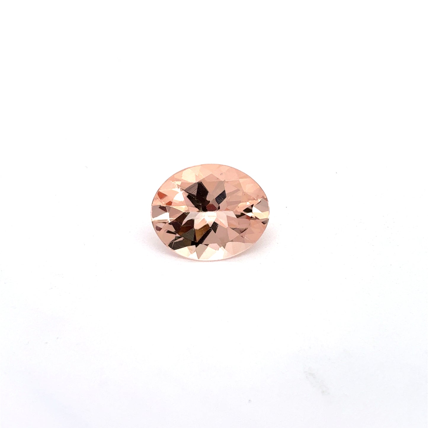12x10mm Oval Morganite, 3.43 carats