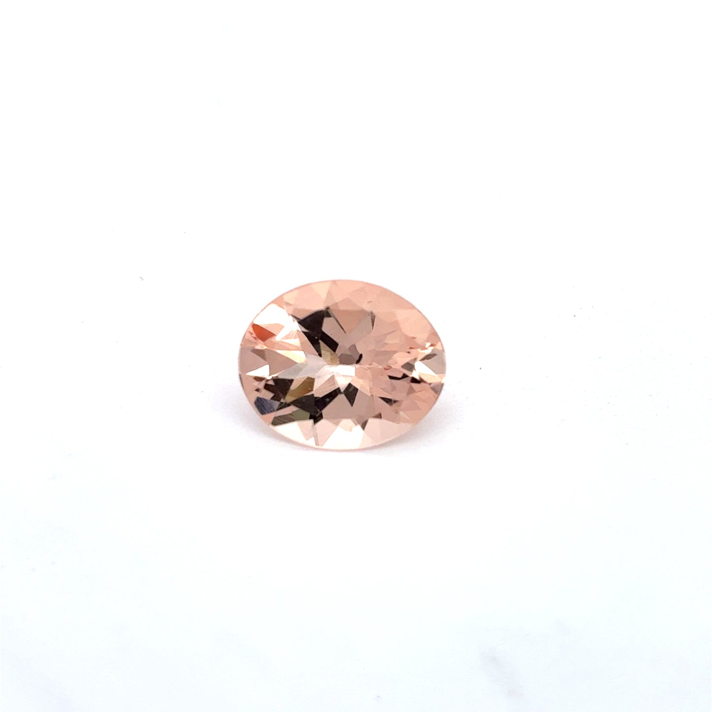 12x10mm Oval Morganite, 3.43 carats