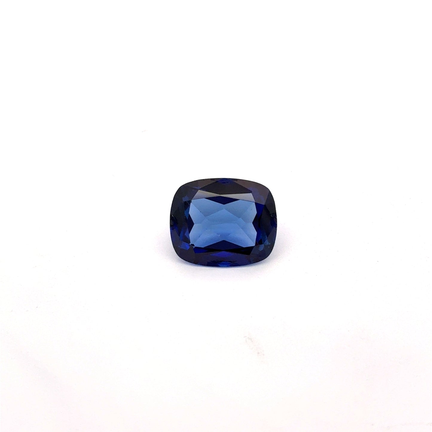 12x10mm Cushion Cut  Lab Created Blue Sapphire, 6.78 carats