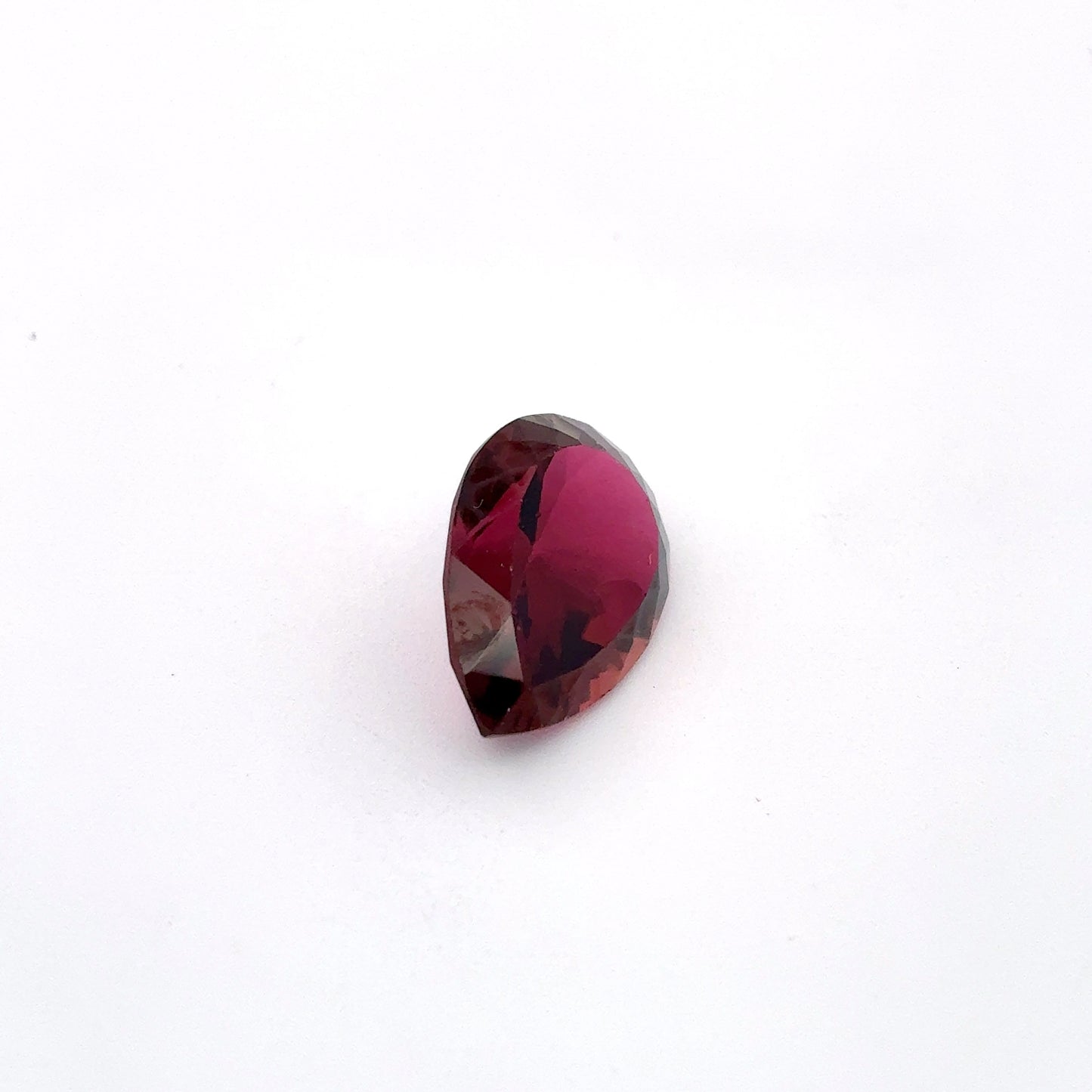 3.46ct Pear Cut Reddish Pink Tourmaline 12.2x8.4mm