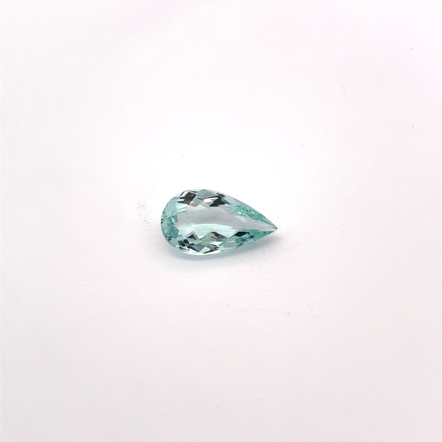 1.50ct Blue Aquamarine Pear cut, 11.3x6.4mm