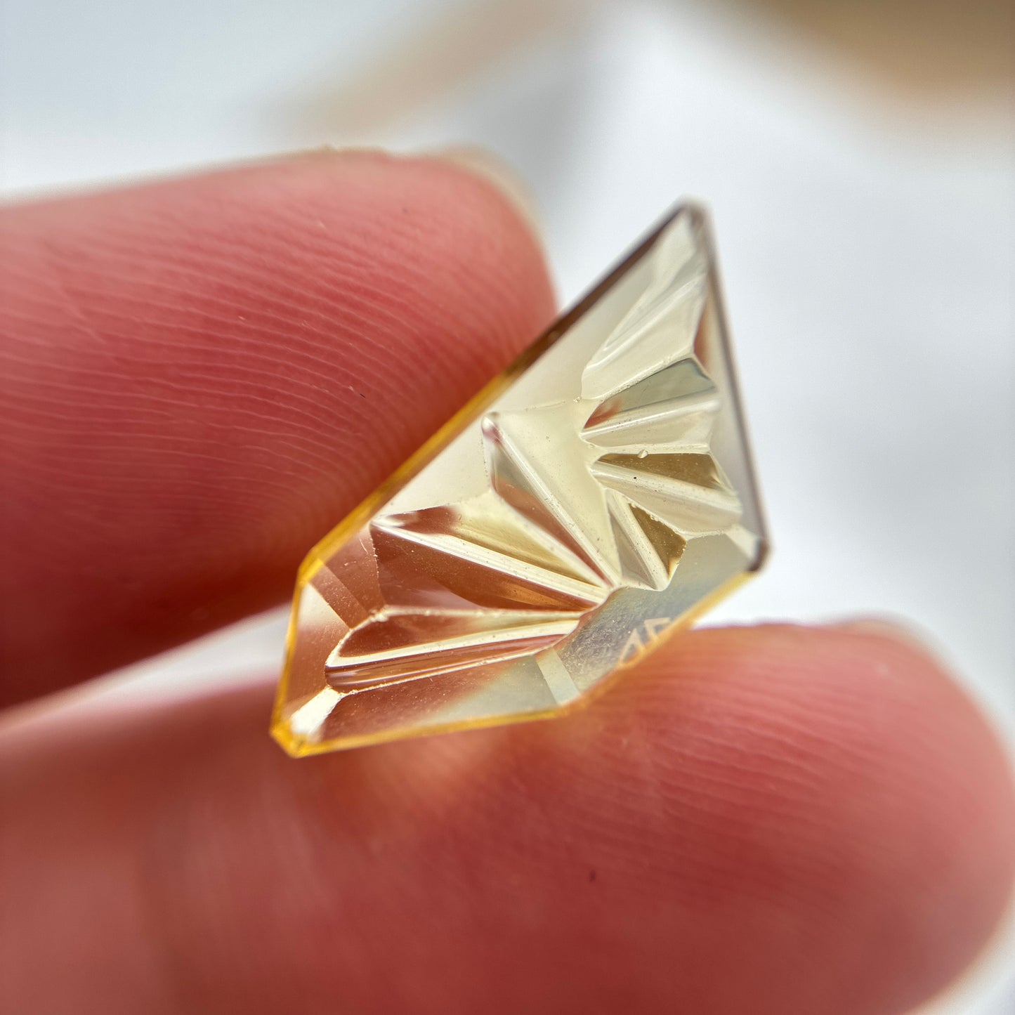 6.90 carat Golden Beryl 21x10mm Fancy Cut