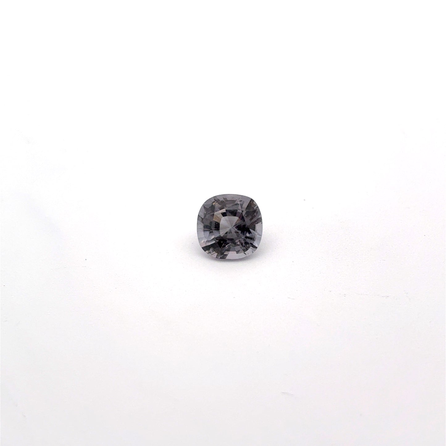Myanmar Cushion Cut Spinel 1.78ct 7mm Purple Grey