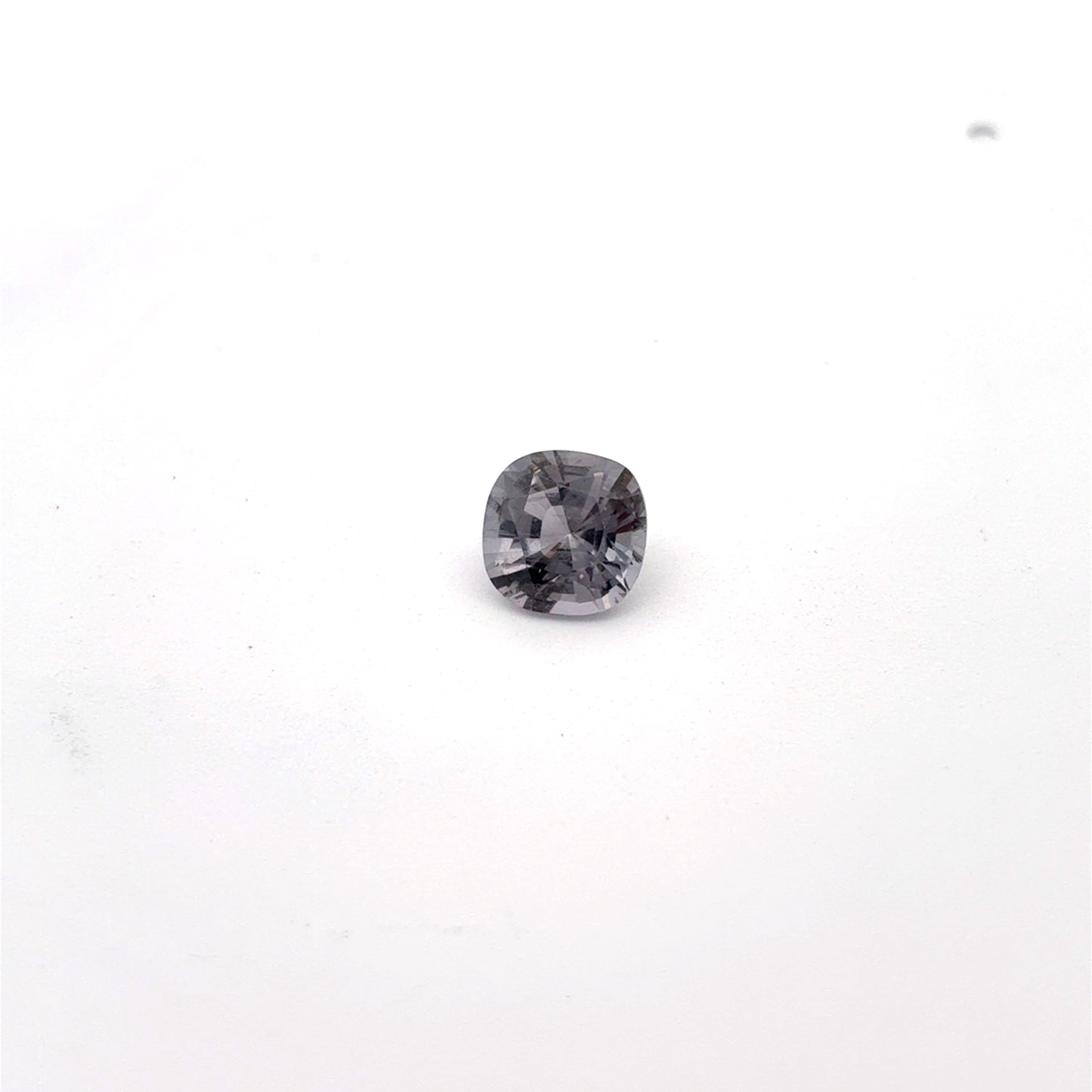 Myanmar Cushion Cut Spinel 1.78ct 7mm Purple Grey