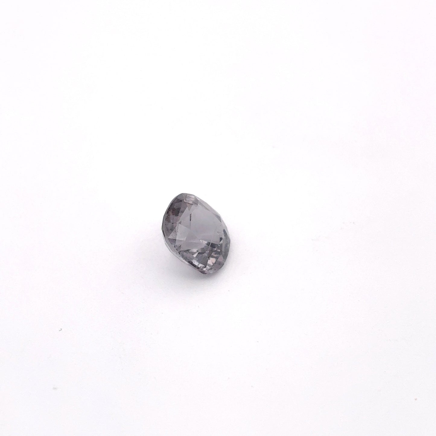 Myanmar Cushion Cut Spinel 1.78ct 7mm Purple Grey