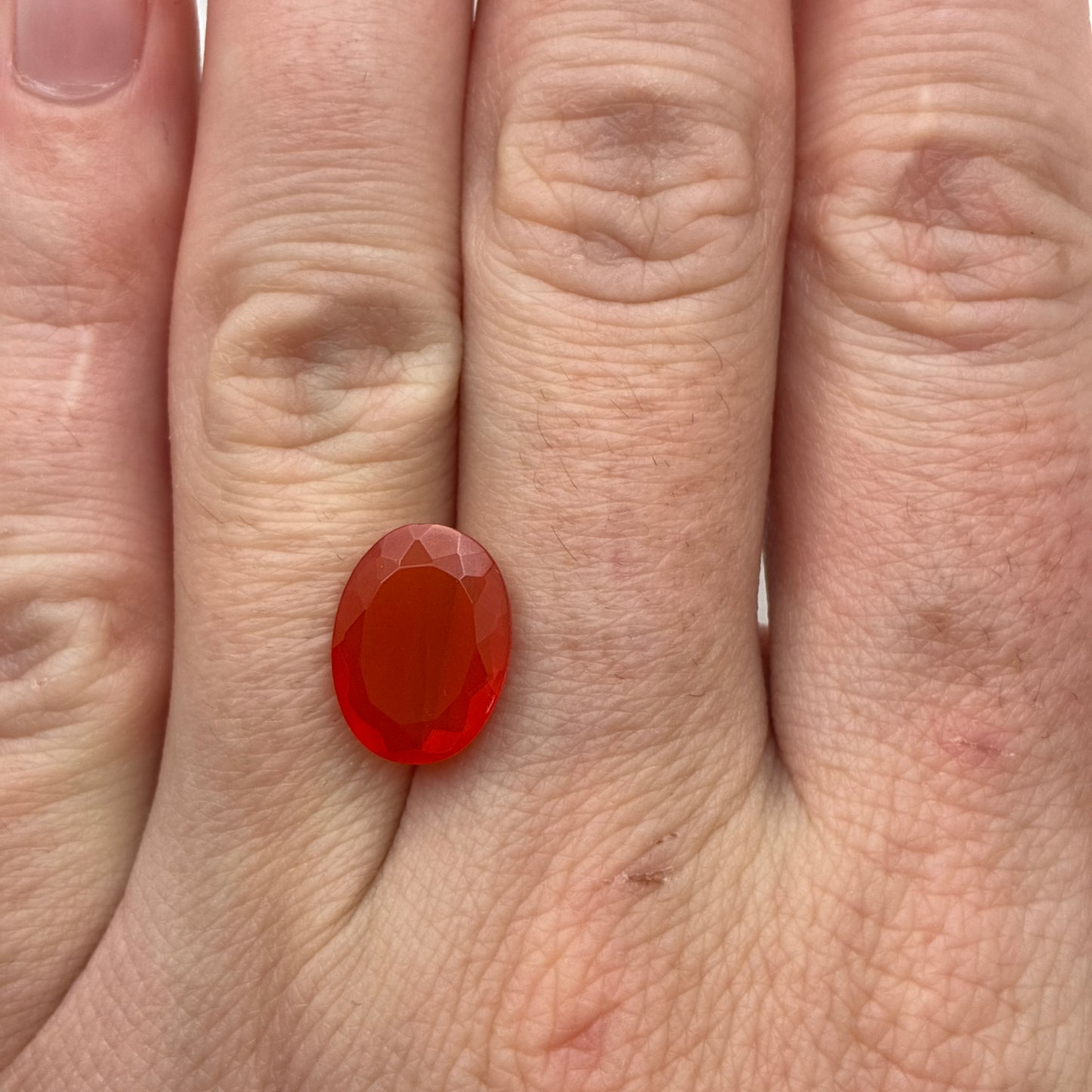 Oval Mexican Fire Opal 2 carat 12x9mm