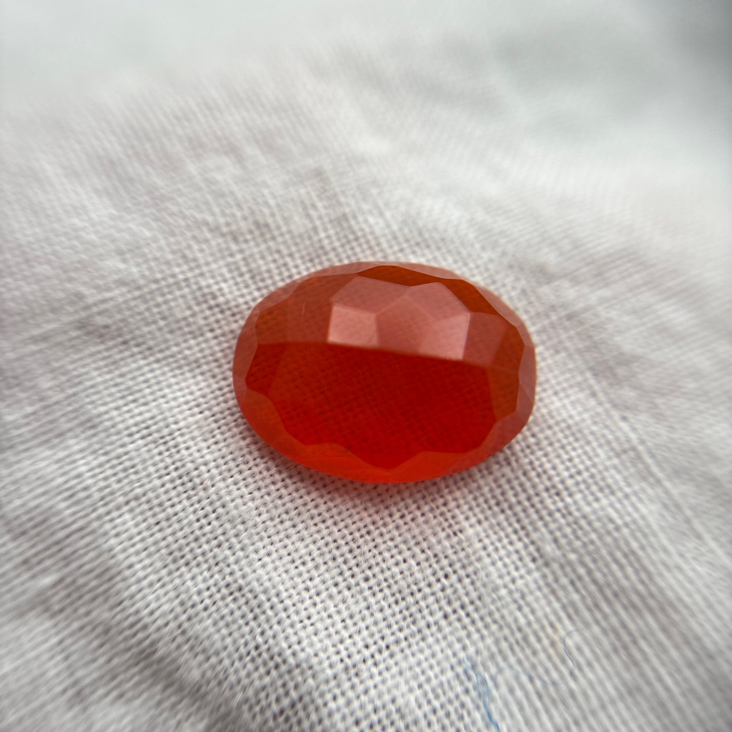 Oval Mexican Fire Opal 2 carat 12x9mm