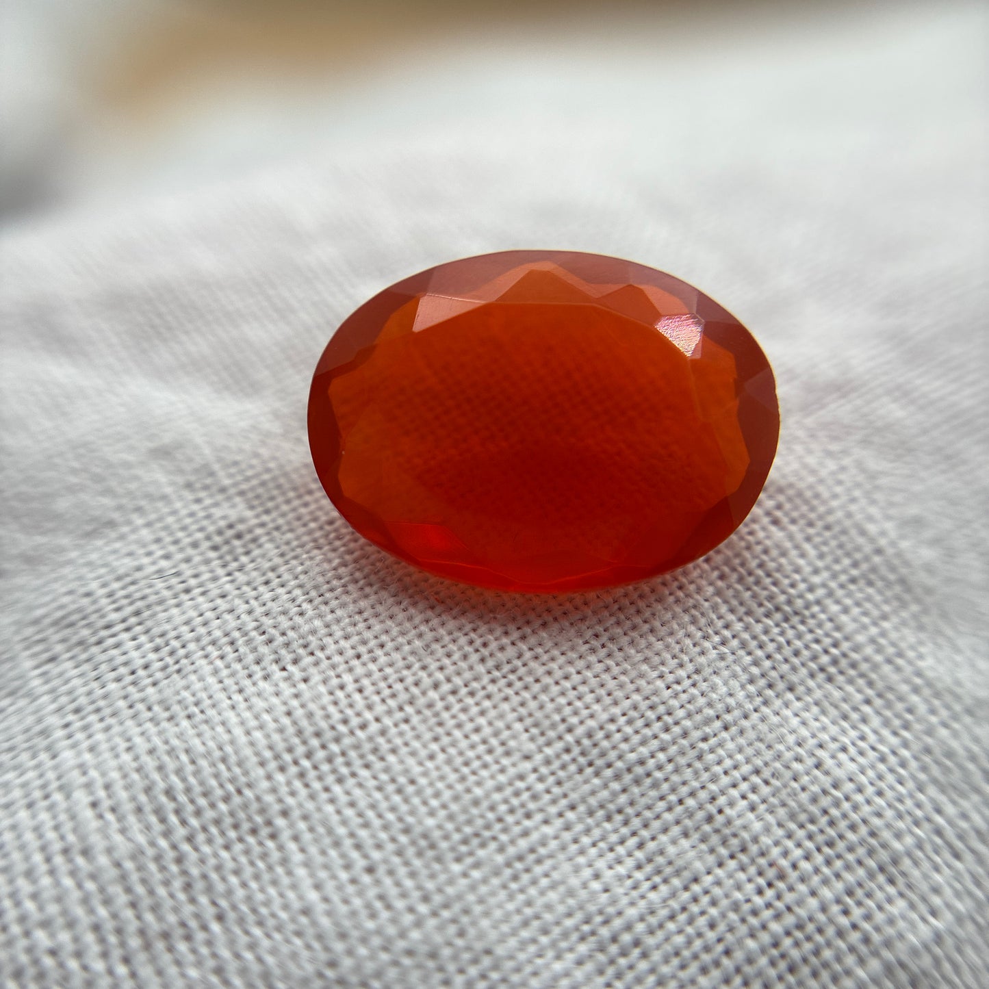 Oval Mexican Fire Opal 2 carat 12x9mm
