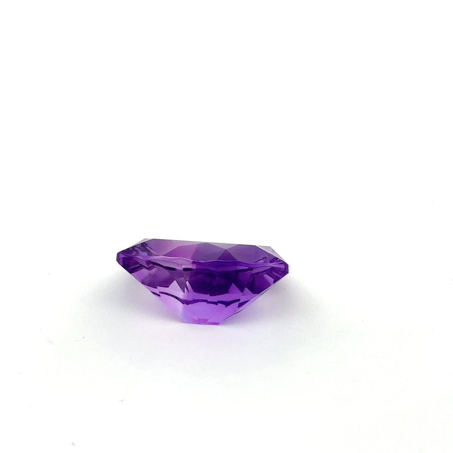 Concave Rectangle Cushion Cut Amethyst 8 carats