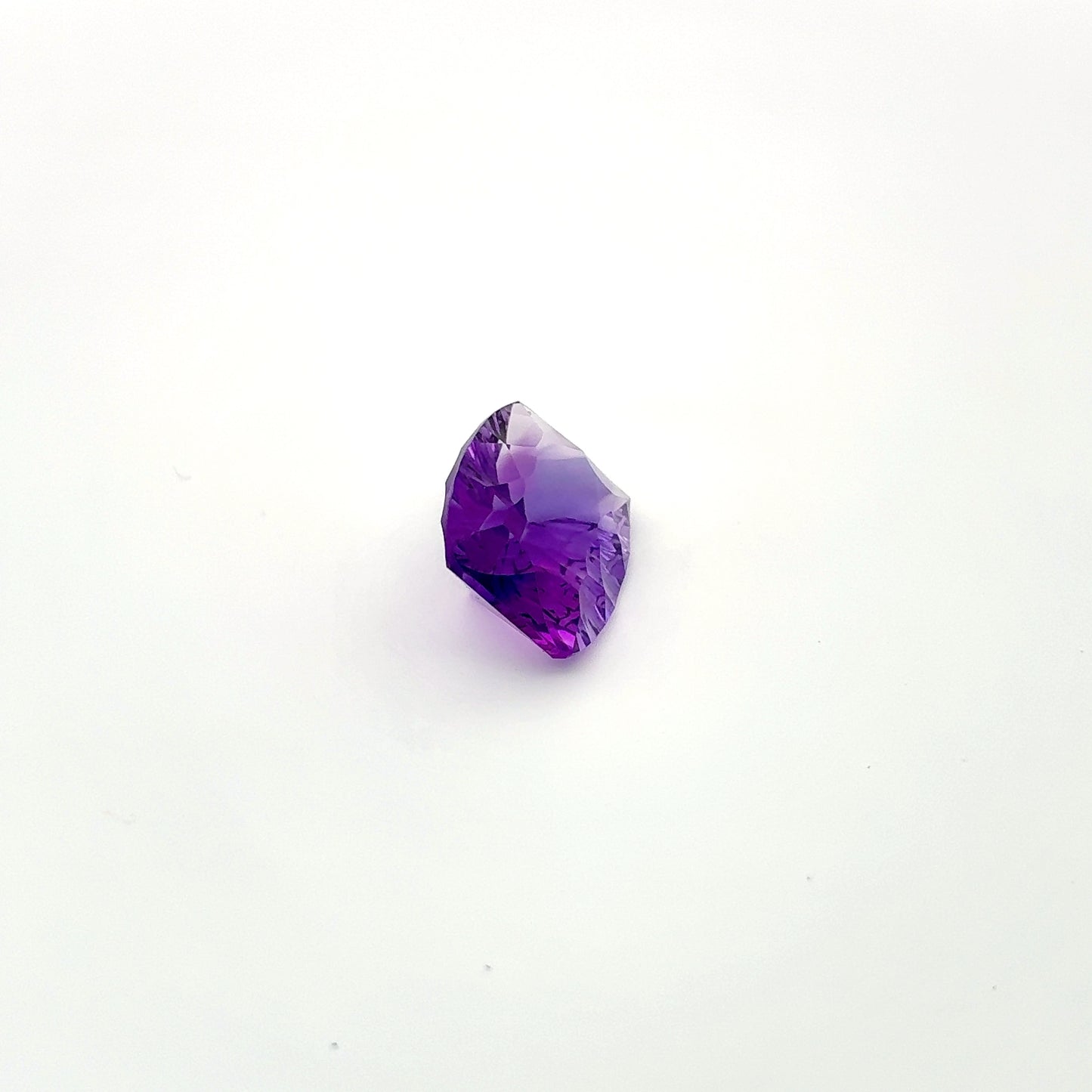 Concave Rectangle Cushion Cut Amethyst 8 carats