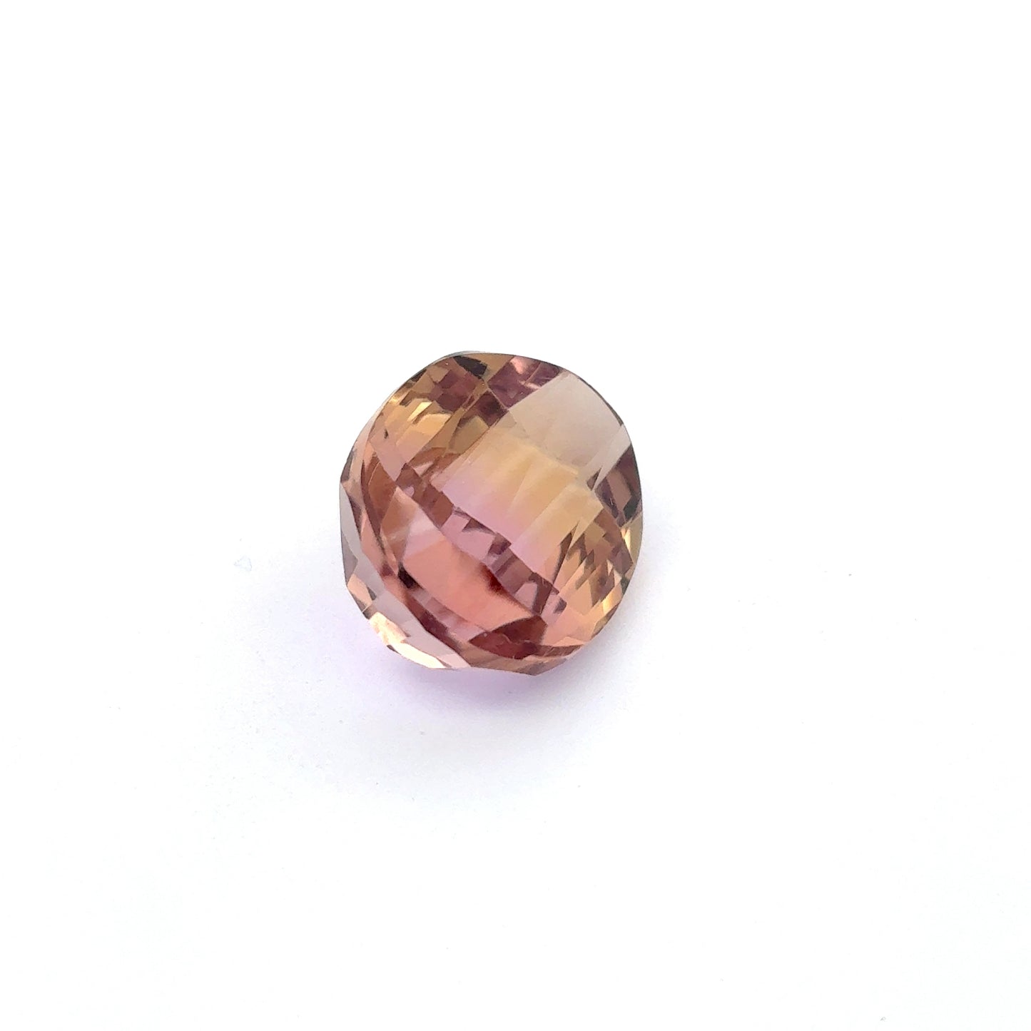 Oval Fancy Cut Ametrine Yellow and Purple 14x11mm 8.39 carats