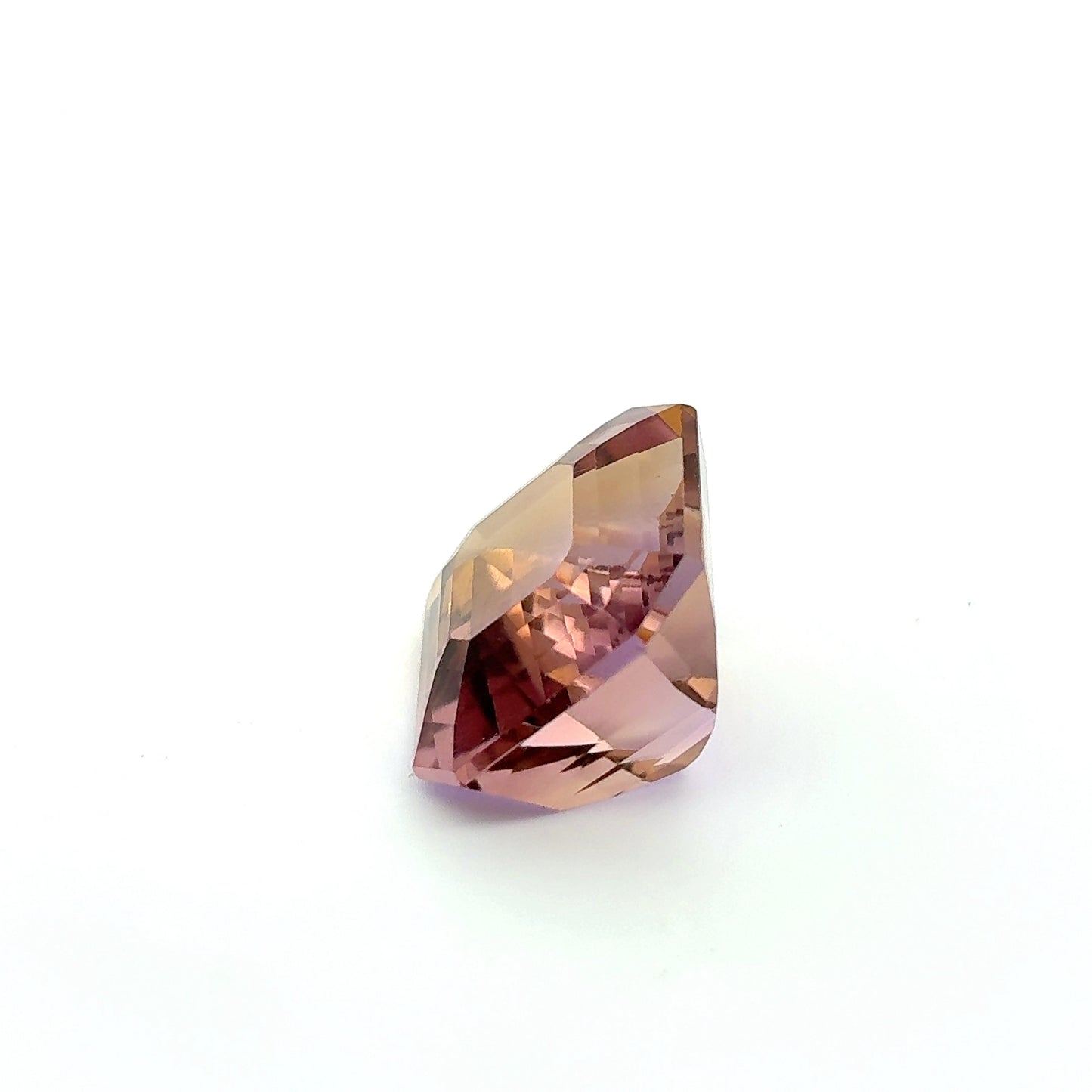 16 carat Ametrine, 15.5x14.6mm Emerald cut