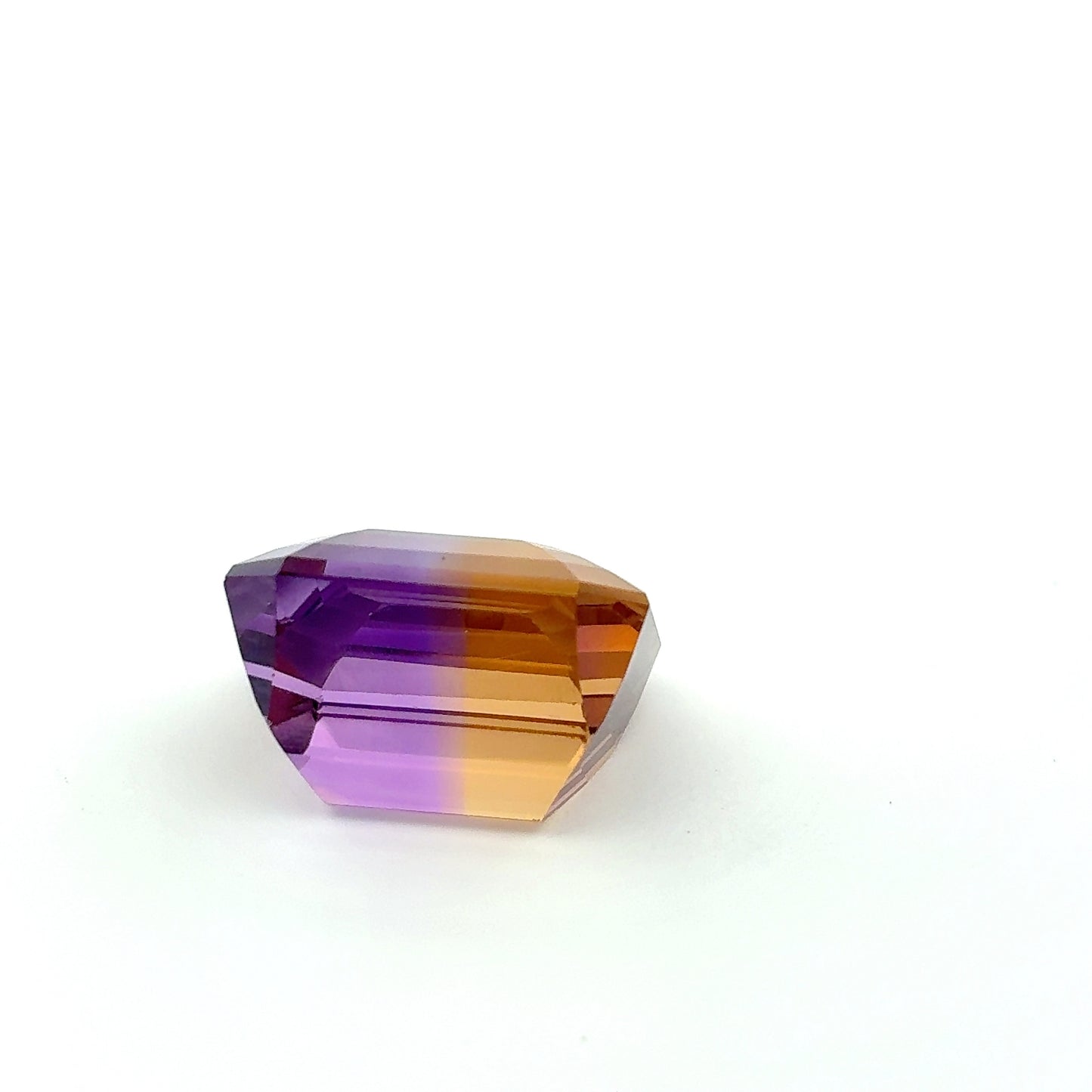 16 carat Ametrine, 15.5x14.6mm Emerald cut