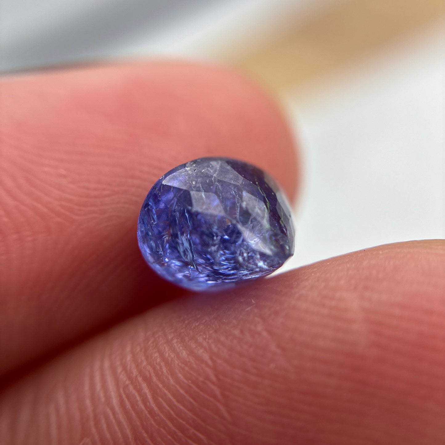9x7mm Tanzanite, 2.67 carat, Stone with Inclusions