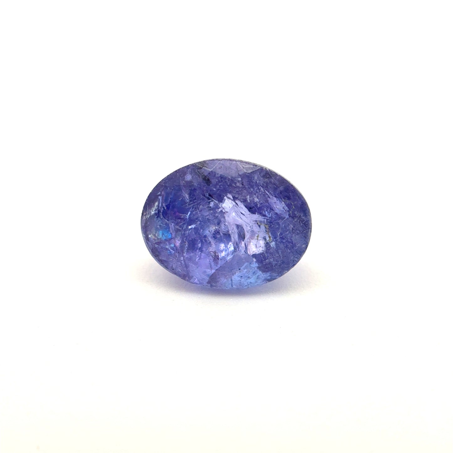 9x7mm Tanzanite, 2.67 carat, Stone with Inclusions