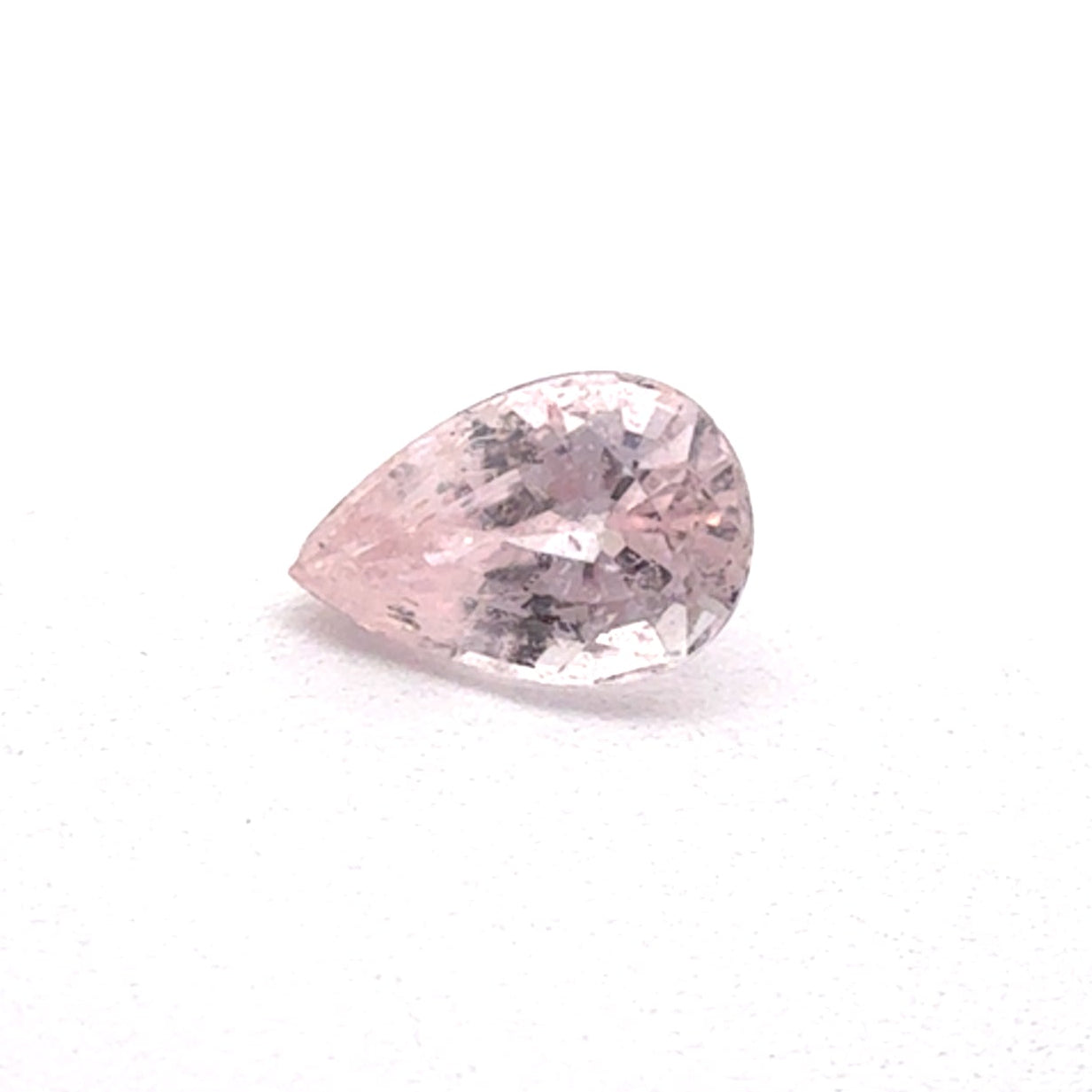 Light Pink Natural Sapphire 6x4mm Pear