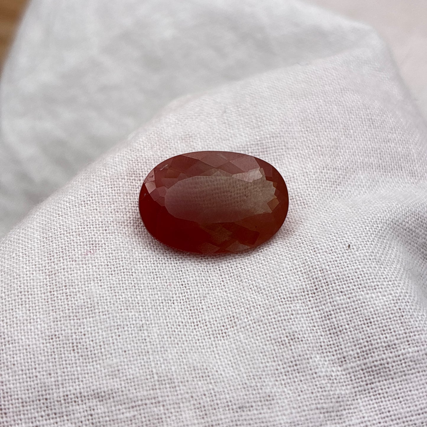 African Andesine Feldspar appr. 15x10mm Oval 6.35 Carats