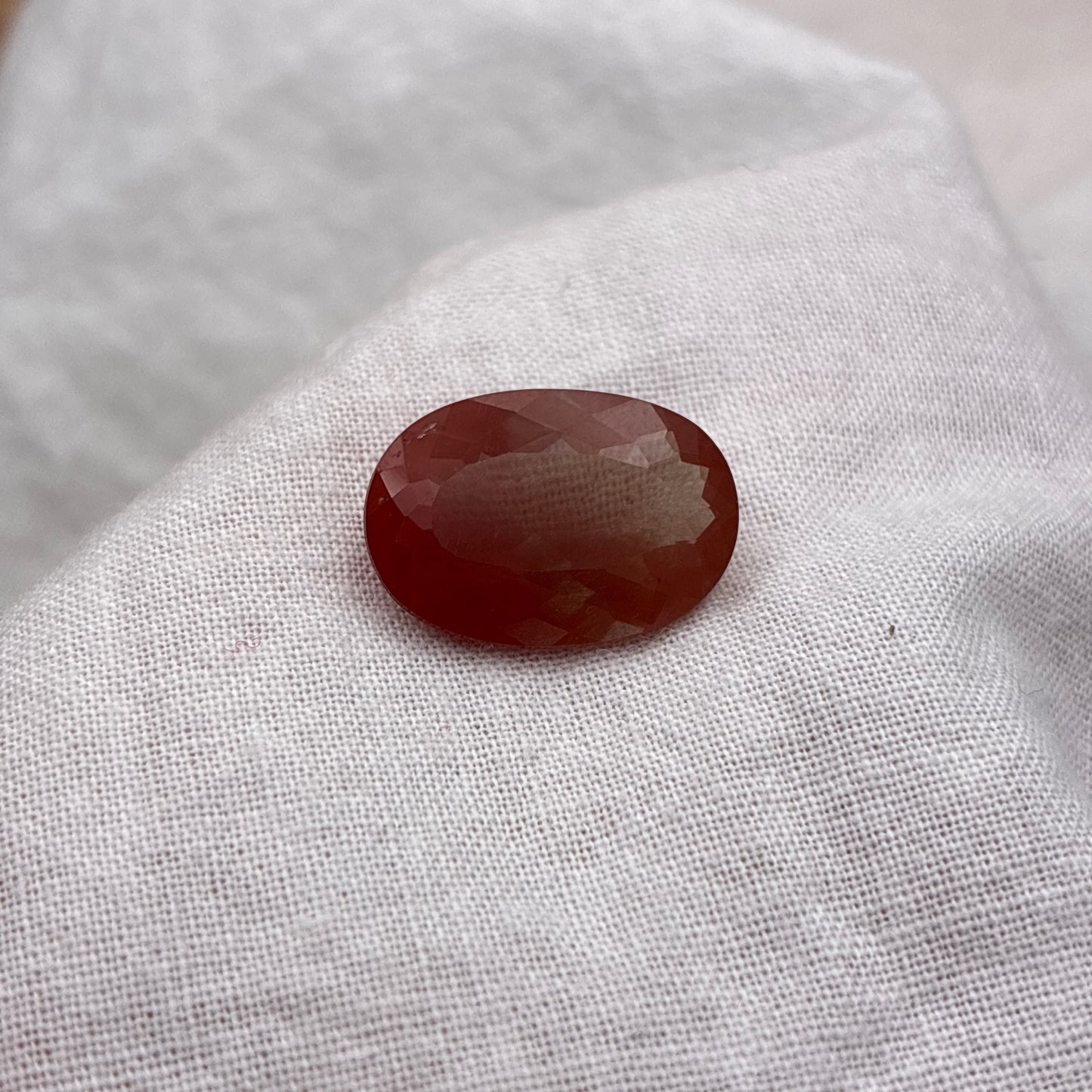 African Andesine Feldspar appr. 15x10mm Oval 6.35 Carats