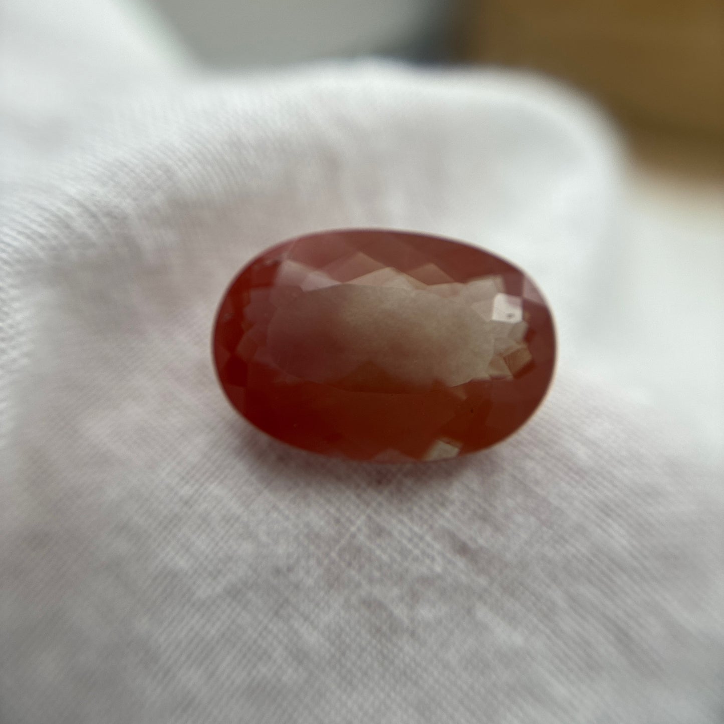 African Andesine Feldspar appr. 15x10mm Oval 6.35 Carats