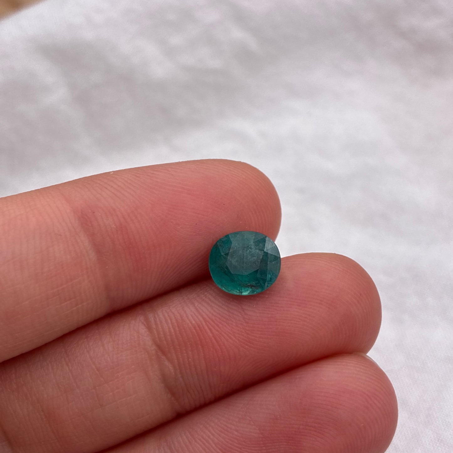 Natural Grandidierite Oval Round 7.8x7.1mm 1.58 Carats