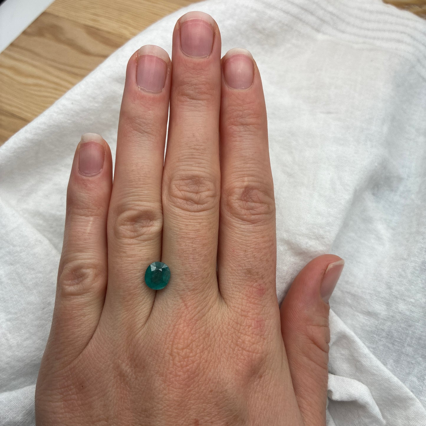 Natural Grandidierite Oval Round 7.8x7.1mm 1.58 Carats