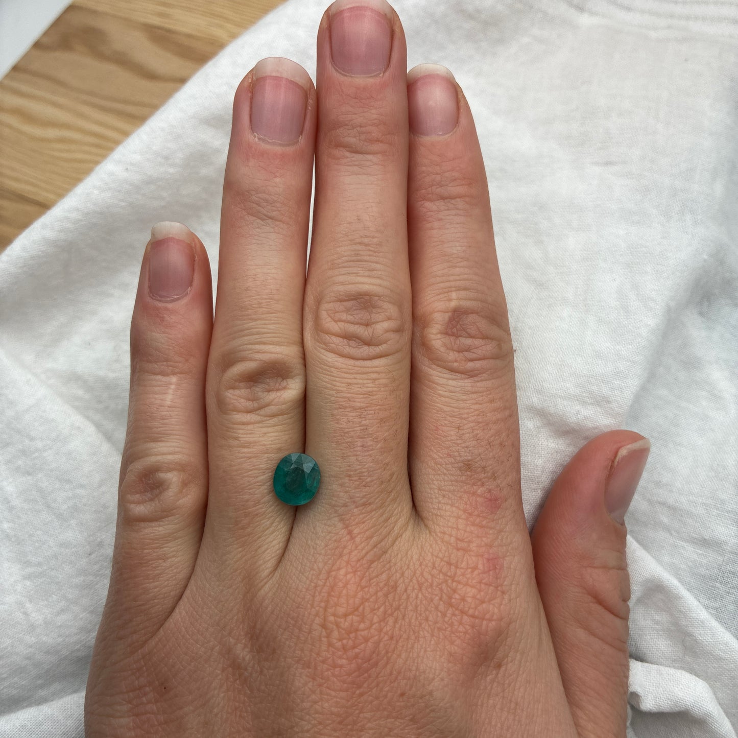 Natural Grandidierite Oval Round 7.8x7.1mm 1.58 Carats