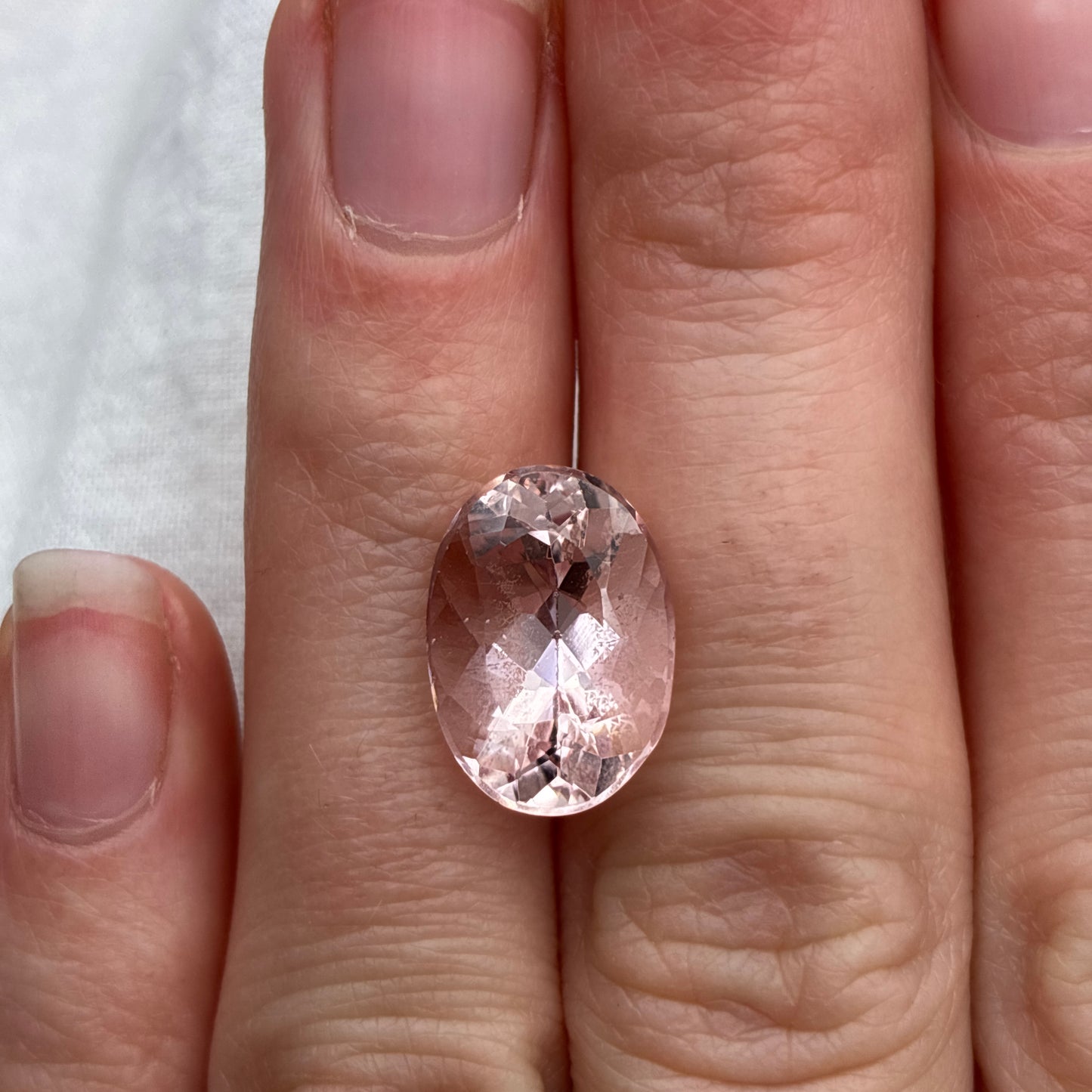14x10mm Natural Morganite, 6.22 ct