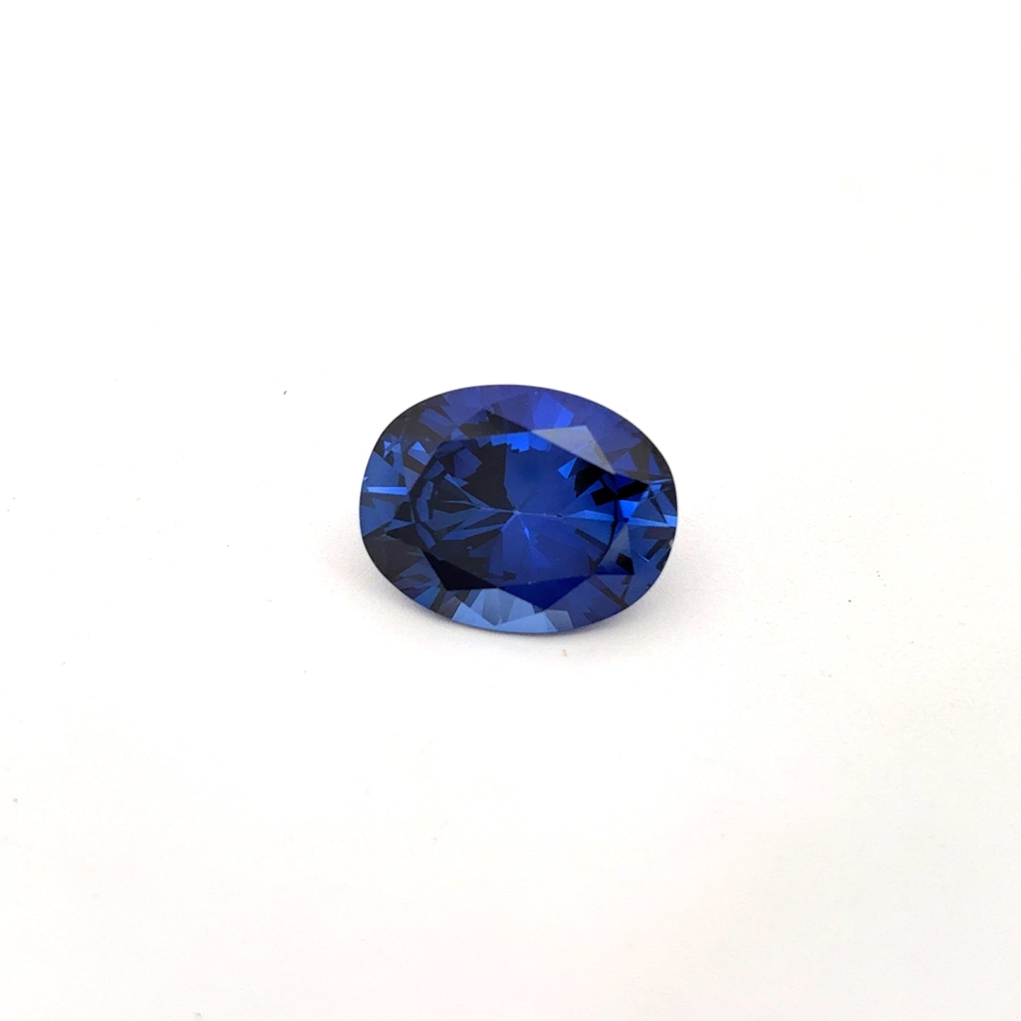 13x10mm Lab Blue Sapphire 6.26 carats