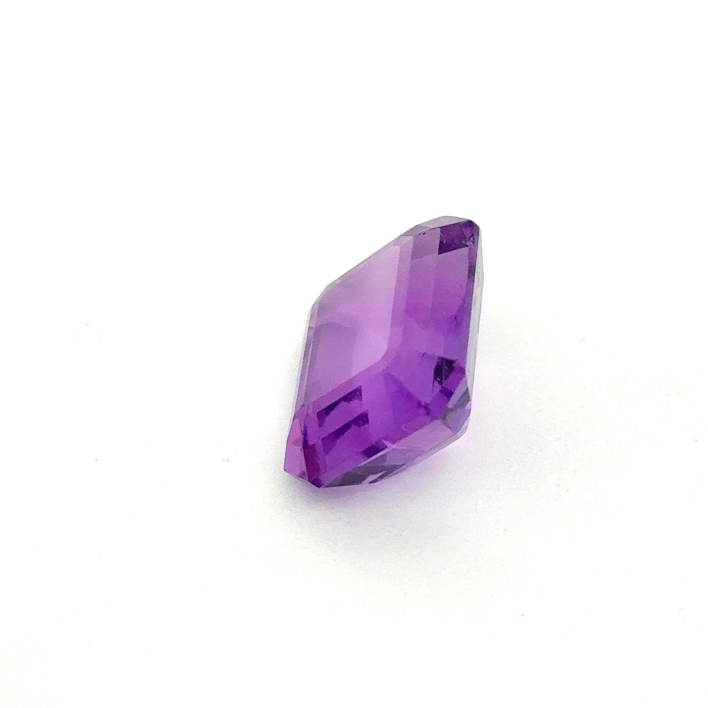 12x10mm Emerald Cut Purple Amethyst, 5.48 carat