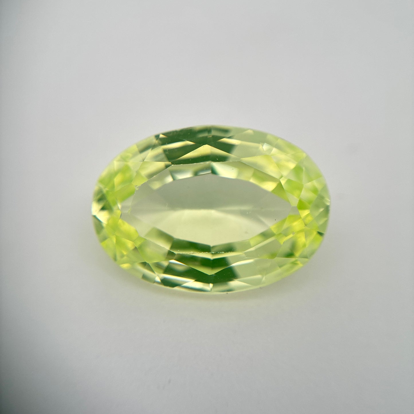 18x13mm Lab Created Green Spinel, 13.28 carat