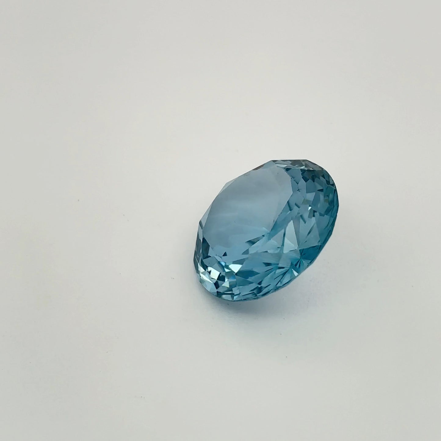16.5mm Round Lab Created Spinel, Blue, 17 carats