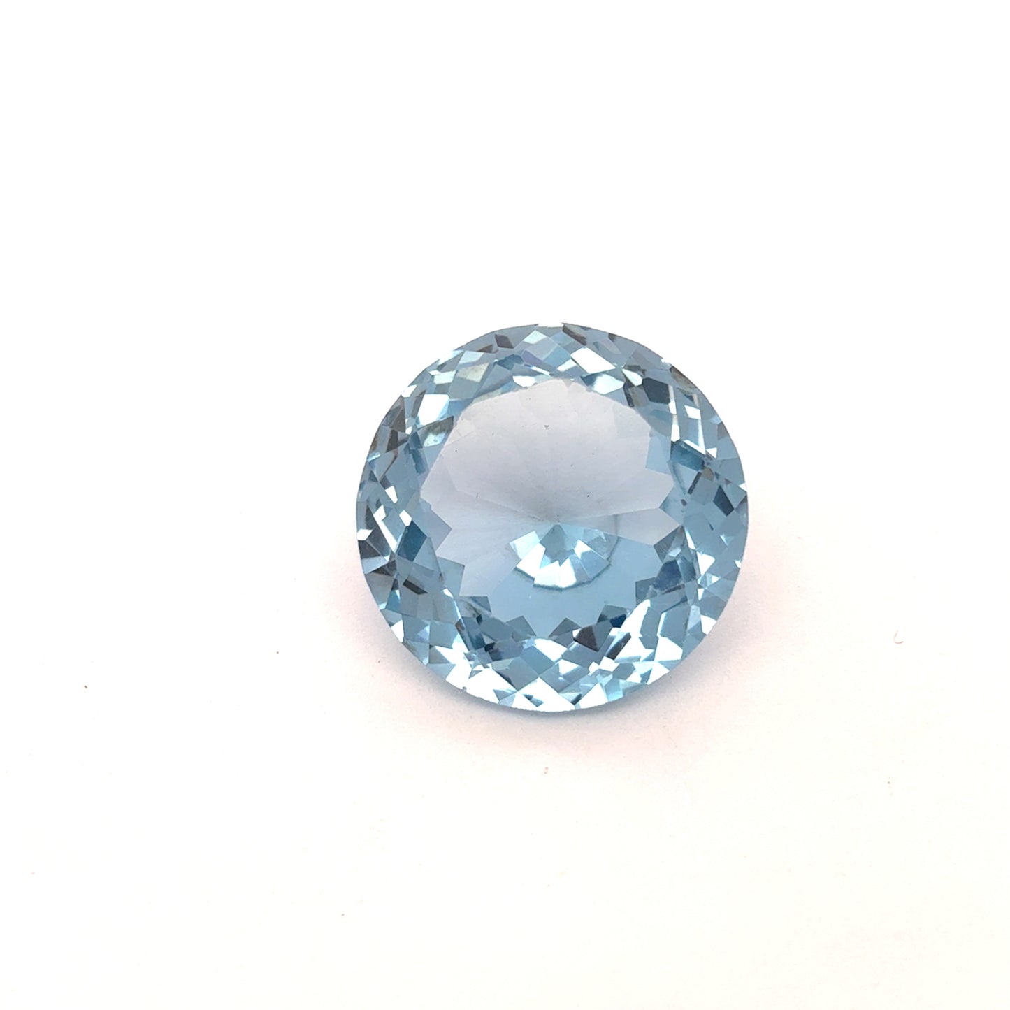 16.5mm Round Lab Created Spinel, Blue, 17 carats