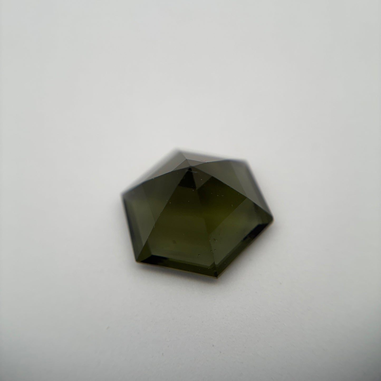11mm Hexagon Moldavite, 3.79 carats