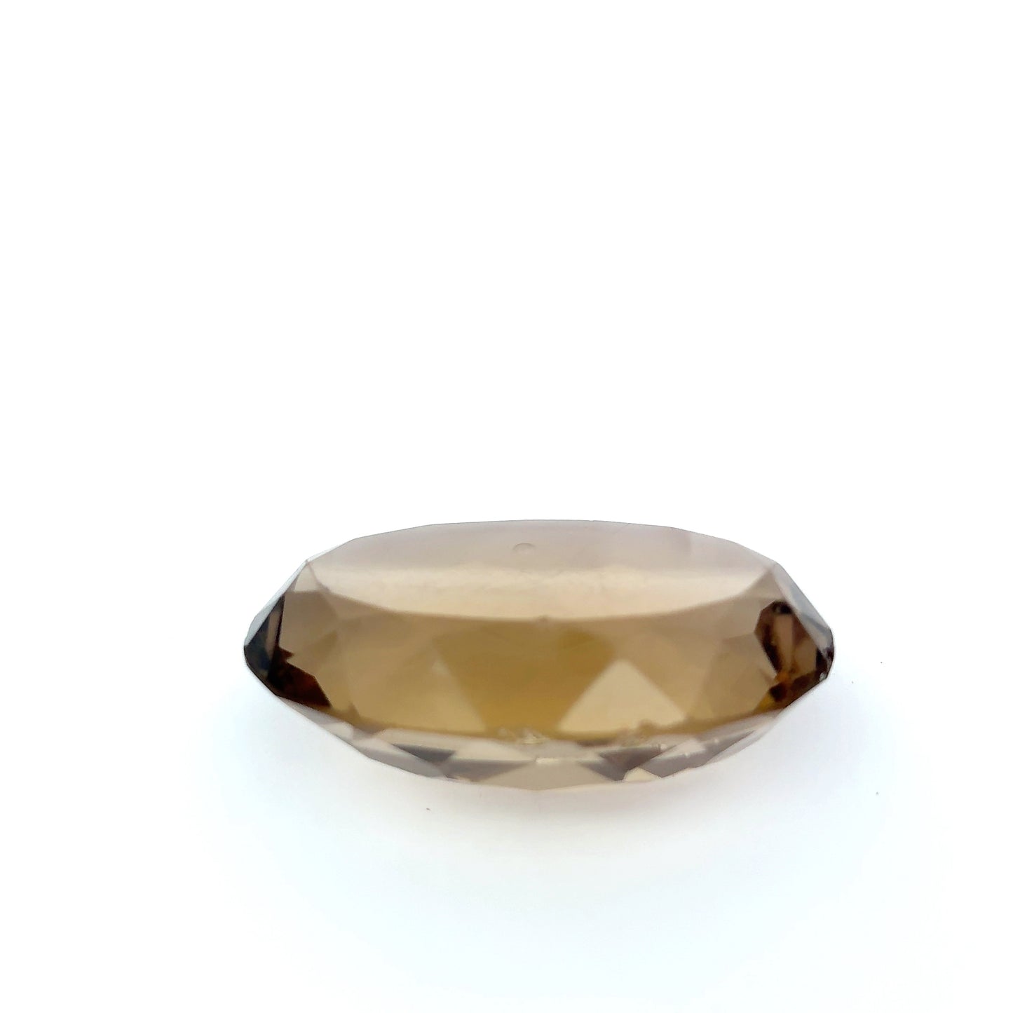 88 carat Rough Smokey Quartz, 36x26mm Scratched and Chipped Gem