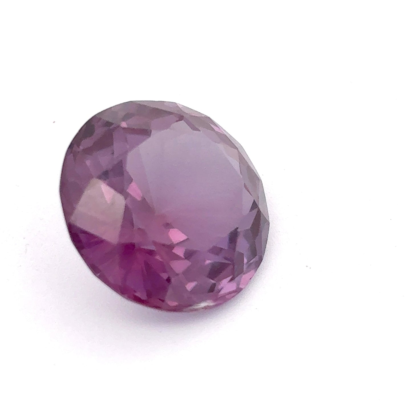 12mm Round Purple Lab Sapphire, 8.19 carat Color-Change