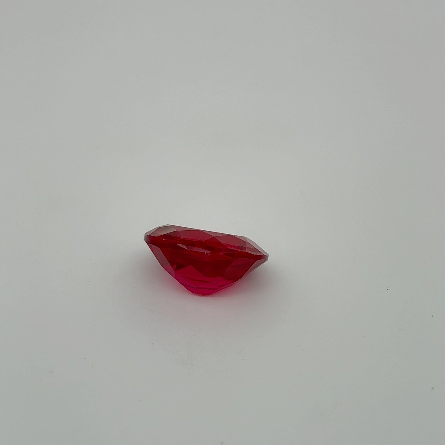 12x10mm Lab Created Ruby, Loose Gemstone