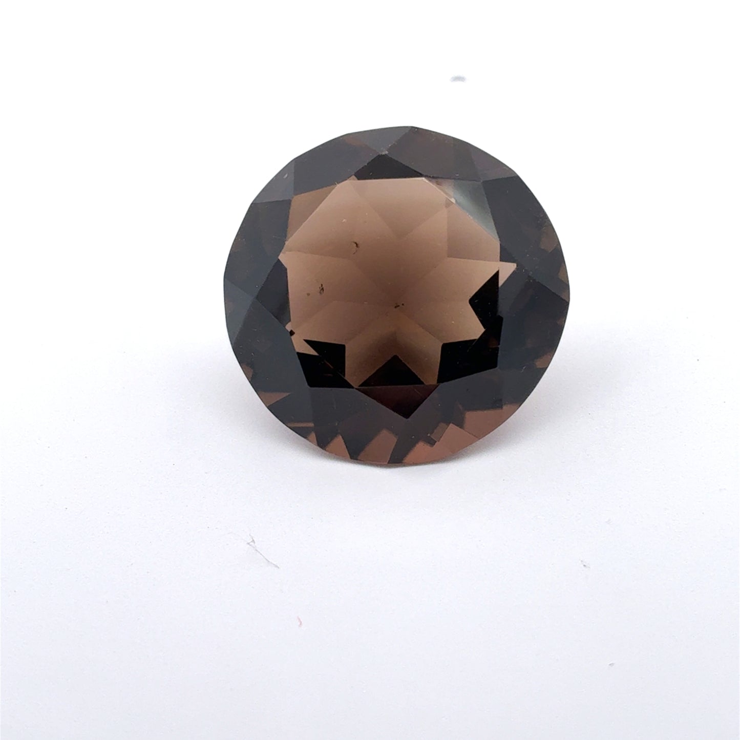 24mm Round Smoky Quartz, 42 carats