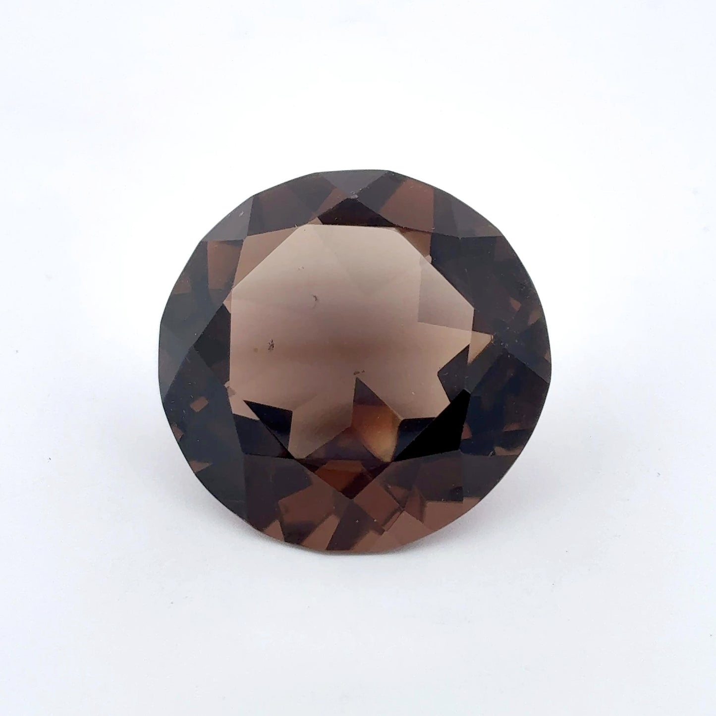 24mm Round Smoky Quartz, 42 carats