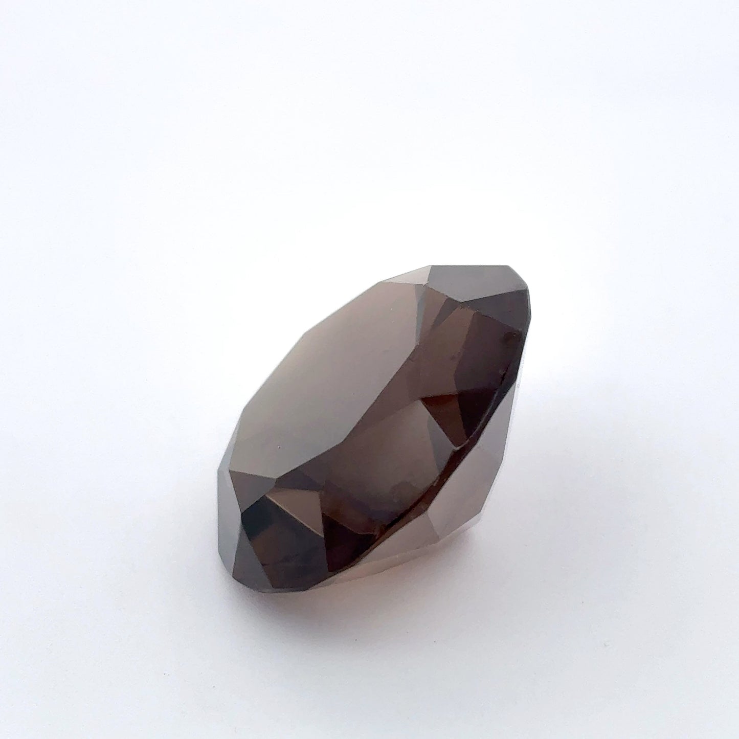 24mm Round Smoky Quartz, 42 carats